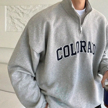 Half-Zip Lapel Sweater by National Tide Brand