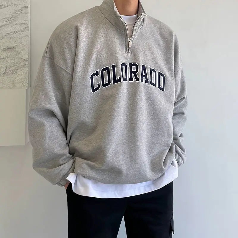 Half-Zip Lapel Sweater by National Tide Brand